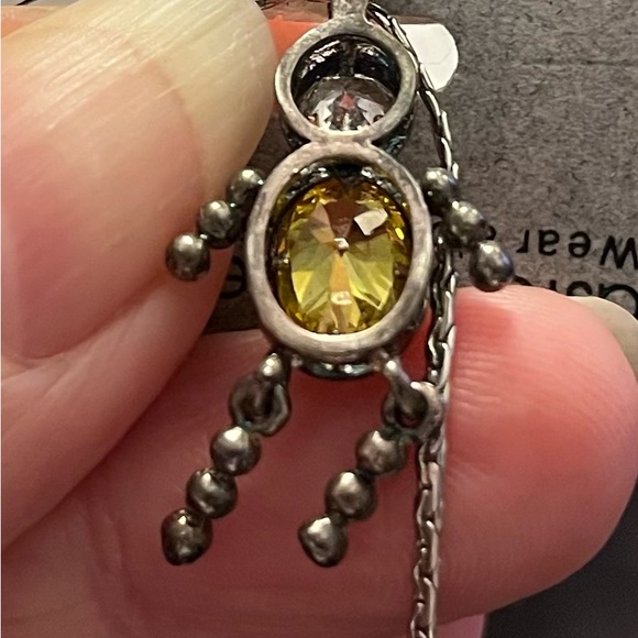 November birthstone silver person pendant & chain - Picture 10 of 11